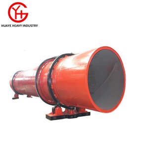 Rotary Dryer - Large Capacity 0.9-11t/h 4-75 Kw 1 Year Warranty Drum Dryer