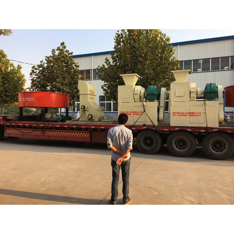 Briquette Press - HUAYE Hydraulic AC Motor Engine Coal Briquetting Machine