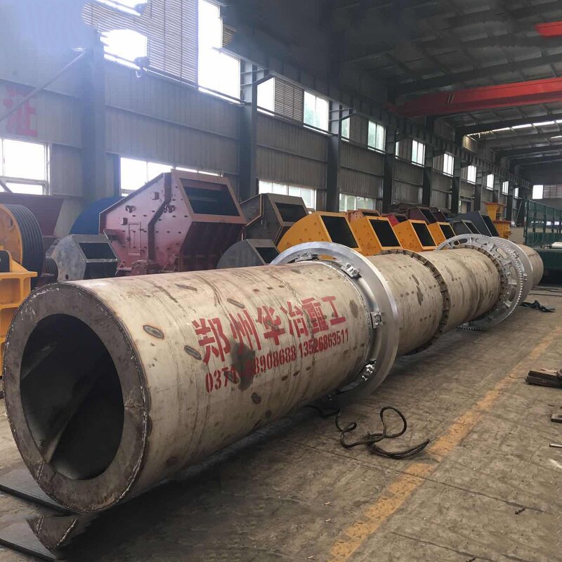 Rotary Dryer - HUAYE Mud Coal Slag Cement Mineral 0.9-11t/h 4-75 Kw Low
