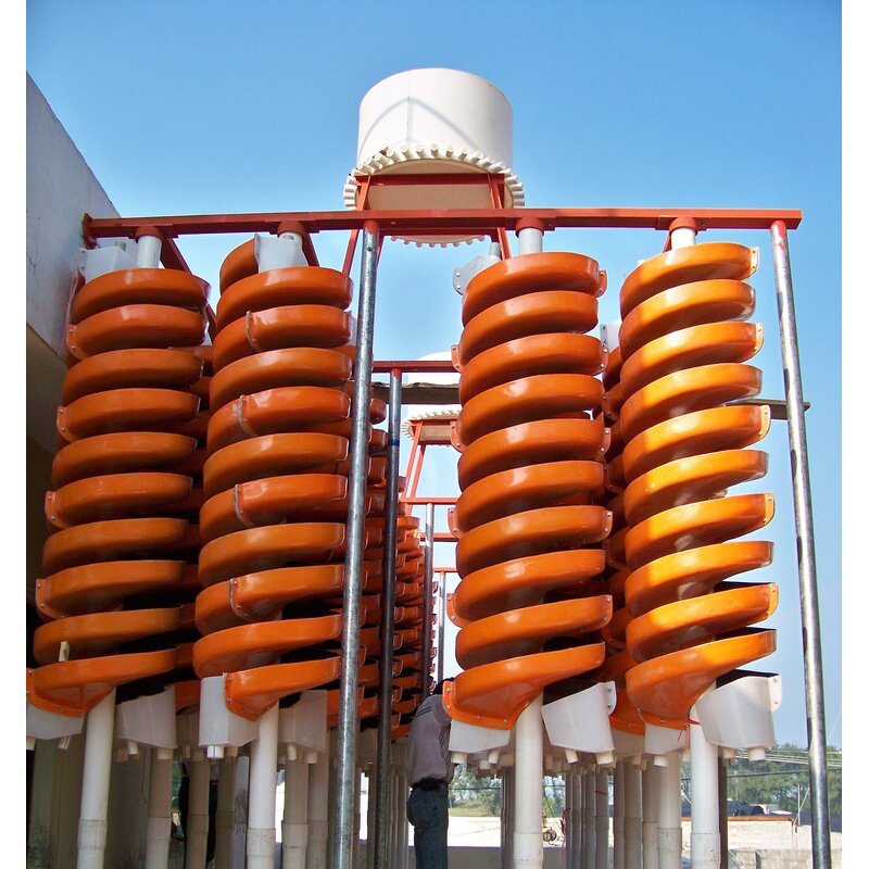 Spiral Concentrator - High Quality Limonite Gravity Spiral Chute Premium Mining