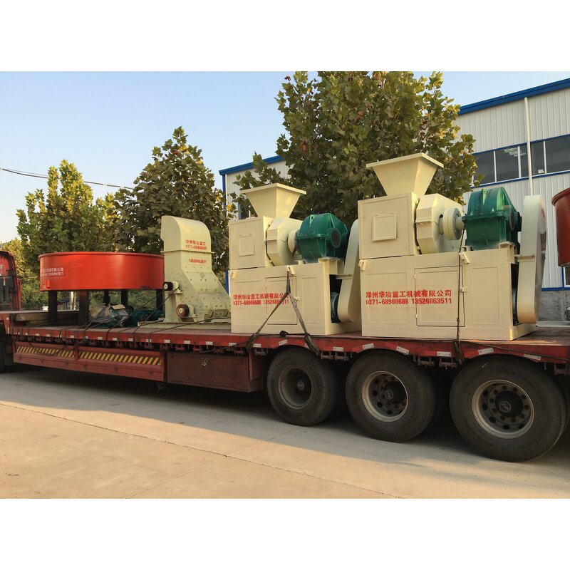 Charcoal Machine - HUAYE Briquette Carbonization 2-3t/h AC Motor 8000kg Weight