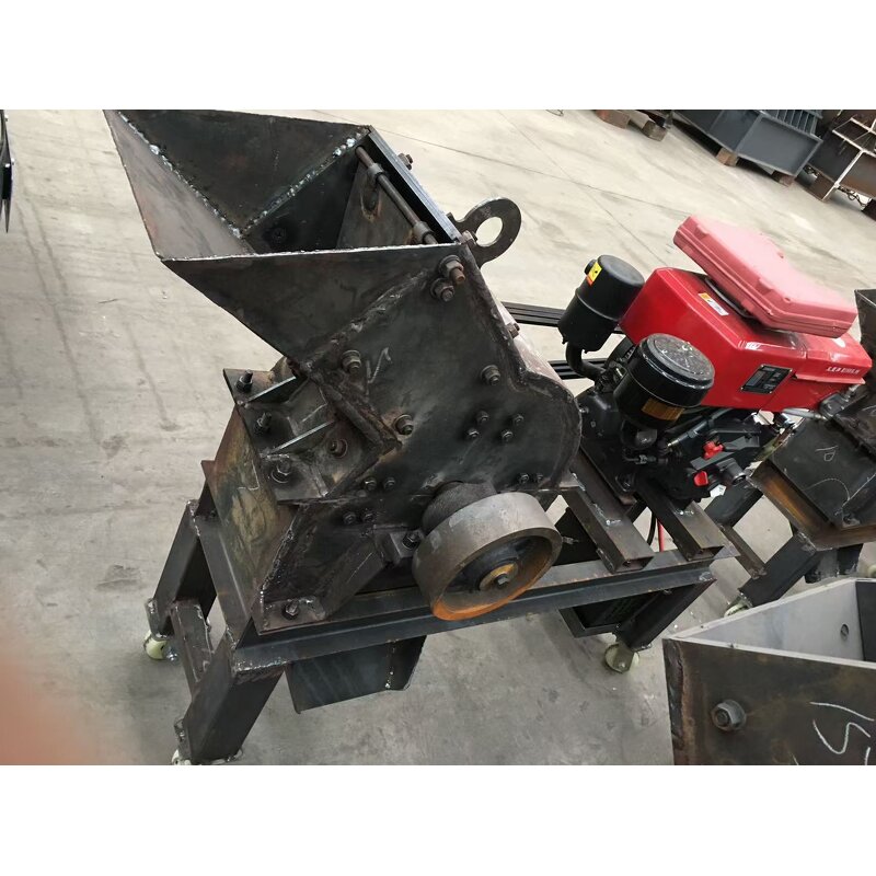 Hammer Crusher Manufacturer - Mini Soil Grinding Stone Glass Concrete Portable Mobile