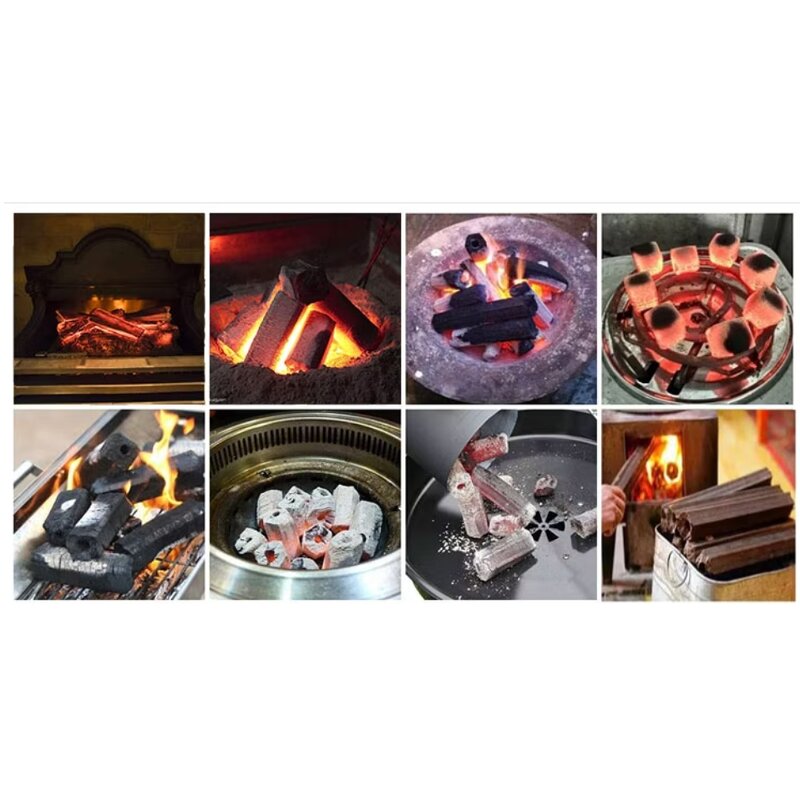 Briquette Machine - Energy Saving BBQ Charcoal 1-2t/h Pulverized Coal Rod Extrusion