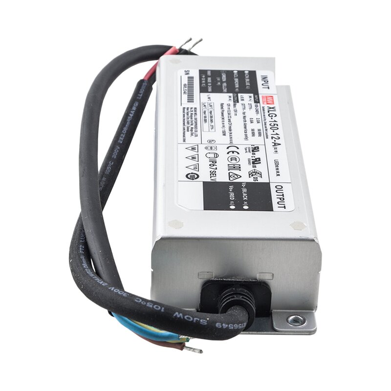 LED Driver Manufacturer - Mean Well XLG-150-12-A 150W 12V 12.5A 91.5% Eff. IP67 for USA Shipping