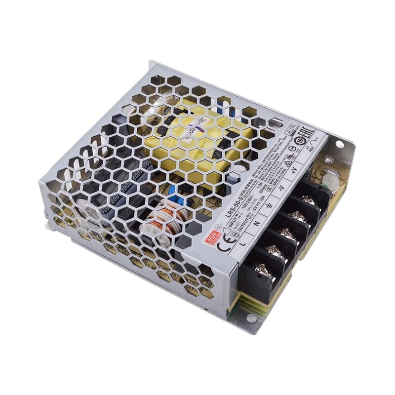 Power Supply Manufacturer - MEAN WELL LRS-50-5 5V 10A 50W 83% Eff. Metal Case for USA Shipping