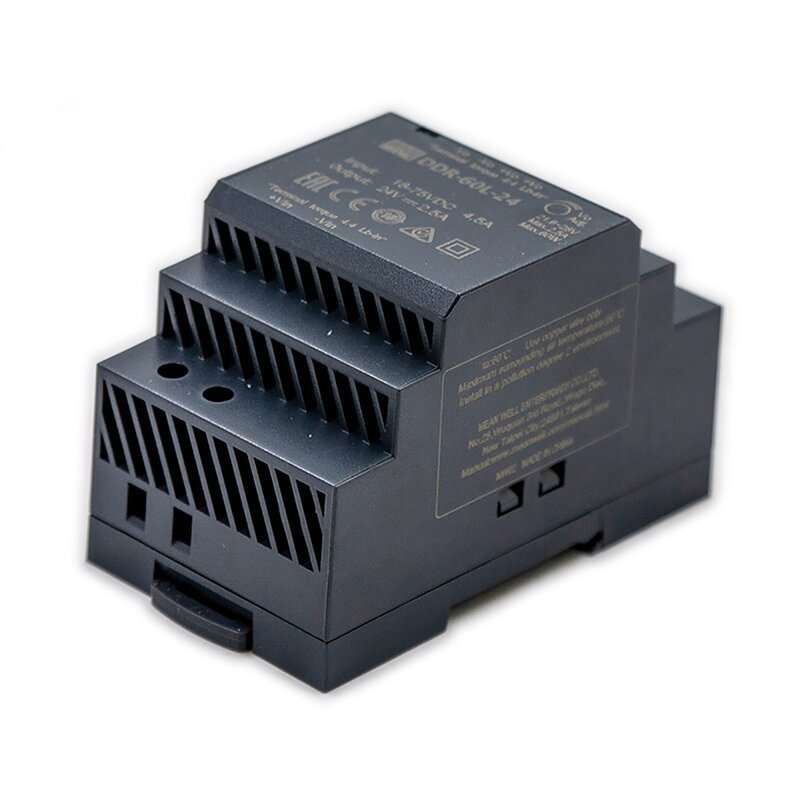 DC-DC Din Rail Converter Manufacturer - MEANWELL DDR Series 15W-60W for Industrial System