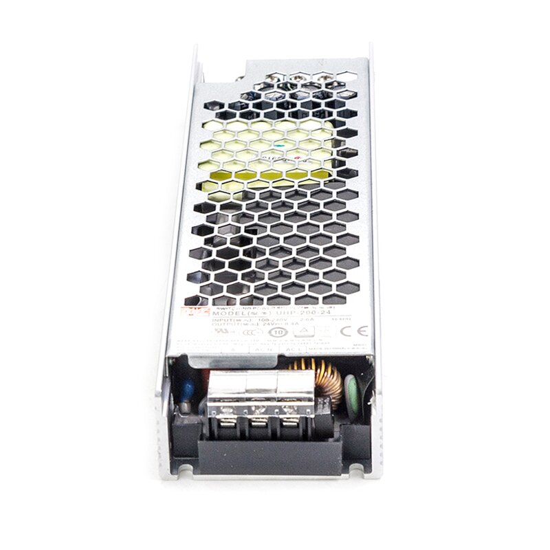 Power Supply Manufacturer - Mean Well UHP-200-24 200W 24V 8.4A Active IP30 for USA Shipping