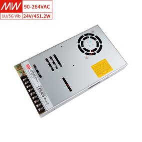 Power Supply Manufacturer - Mean Well LRS-450-24 24V 18.8A 91% Eff. with Protections for USA Shipping