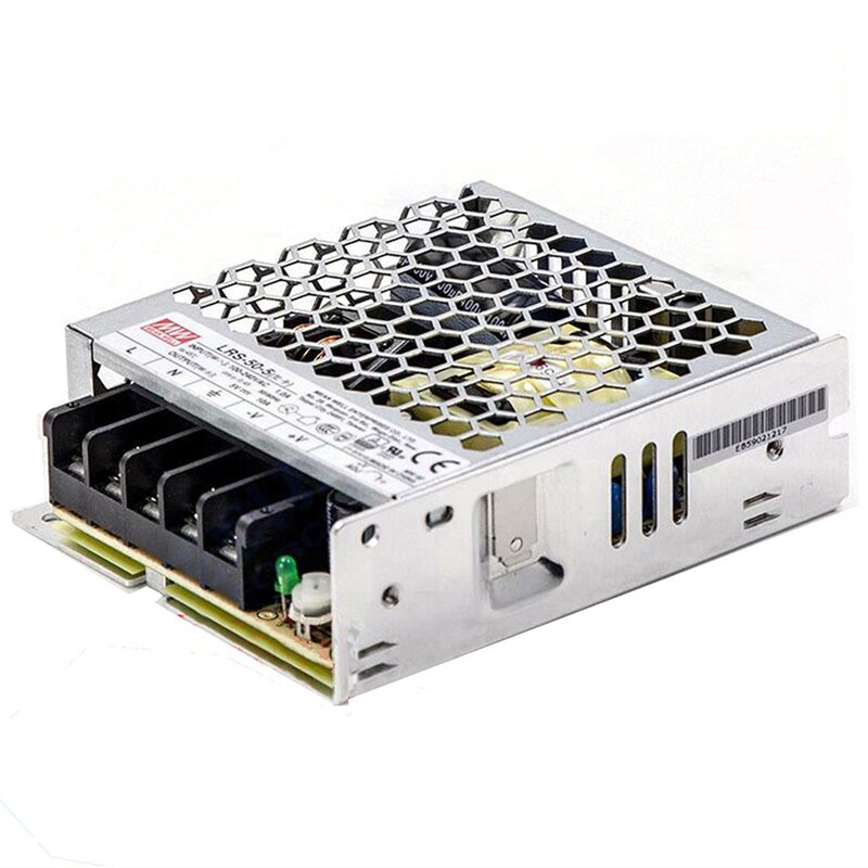 Power Supply Manufacturer - MEAN WELL LRS-50-5 5V 10A 50W 83% Eff. Metal Case for USA Shipping