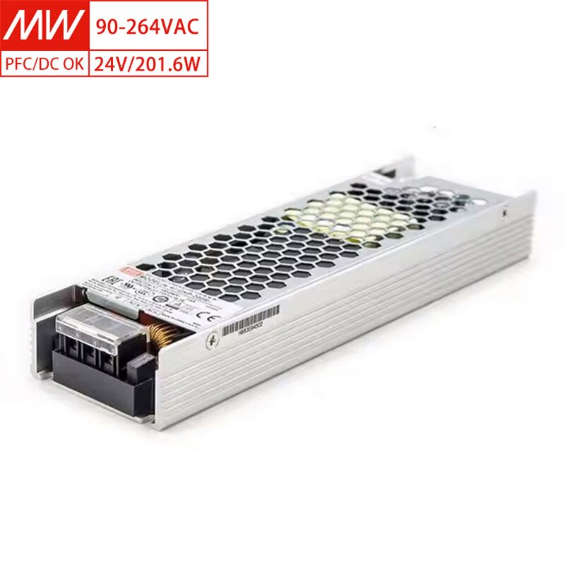 Power Supply Manufacturer - Mean Well UHP-200-24 200W 24V 8.4A Active IP30 for USA Shipping
