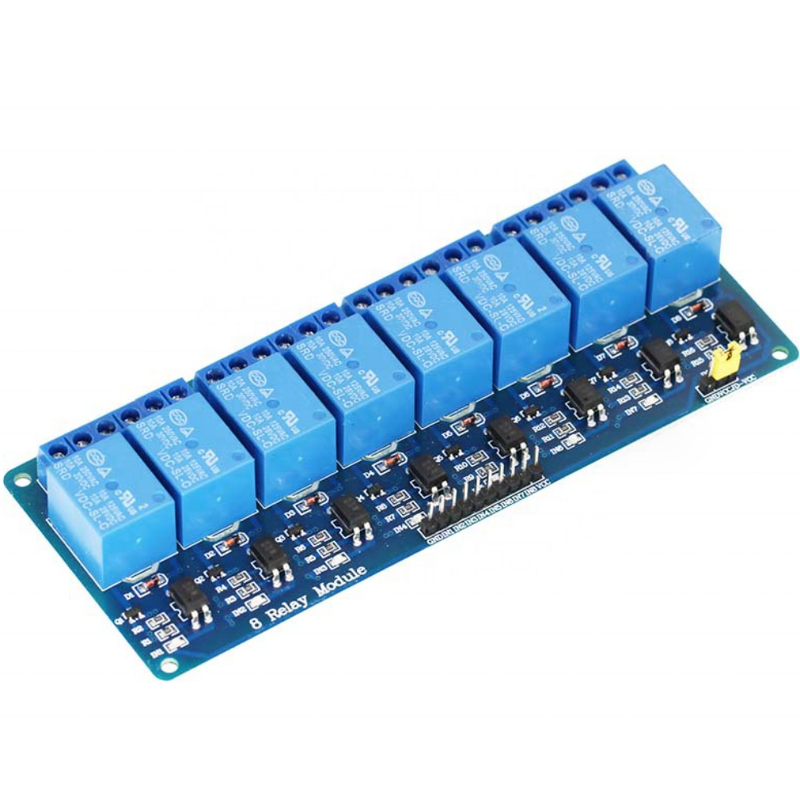 Relay Module - 1-16 Way 5V12V24V Optocoupler Isolation Flat Trigger