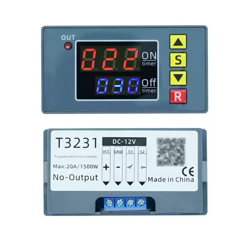 Time Relay - T3231 Microcomputer Dual Display 18 Combination Modes Timer