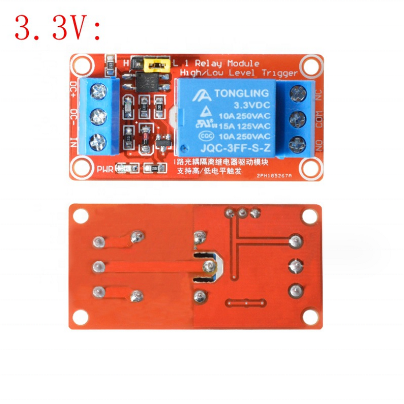 Relay Module - 1/2/4/8 Way 5V12V24V Optocoupler Isolation Flat Trigger