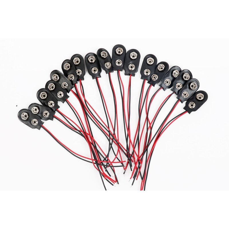 Battery Connector - DCK1 9V Battery Snap Clip Power Connector