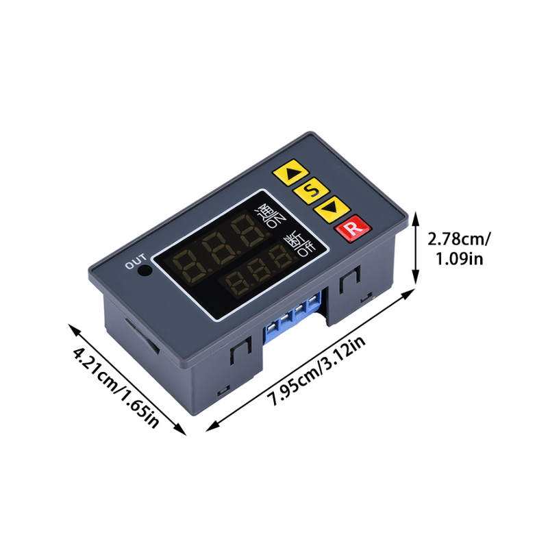 Time Relay - T3231 Microcomputer Dual Display 18 Combination Modes Timer