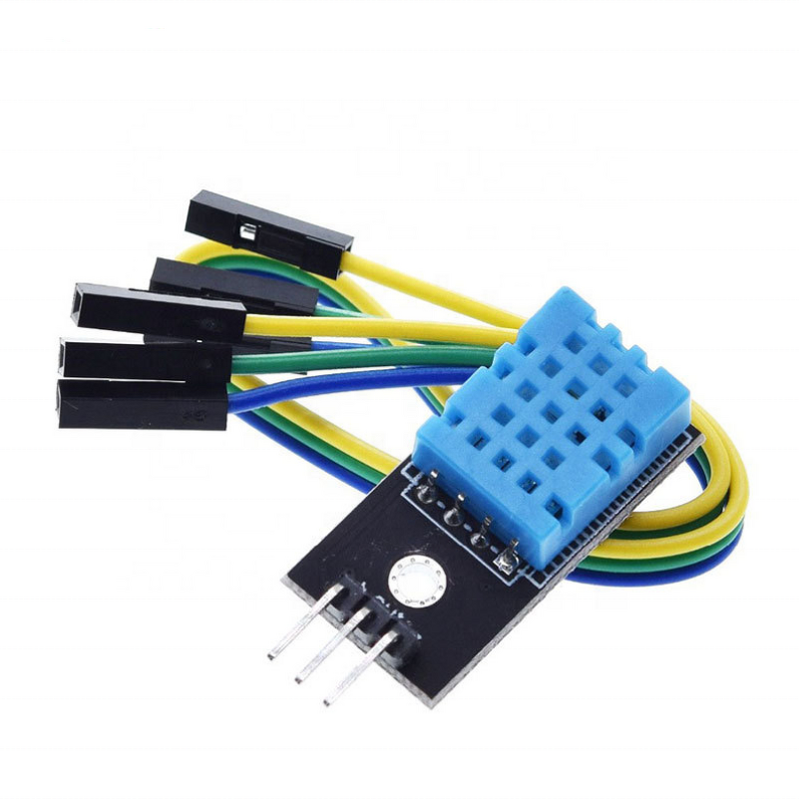 Temp Humidity Sensor - DHT11 3.3V-5V Digital Module with Dupont Wires