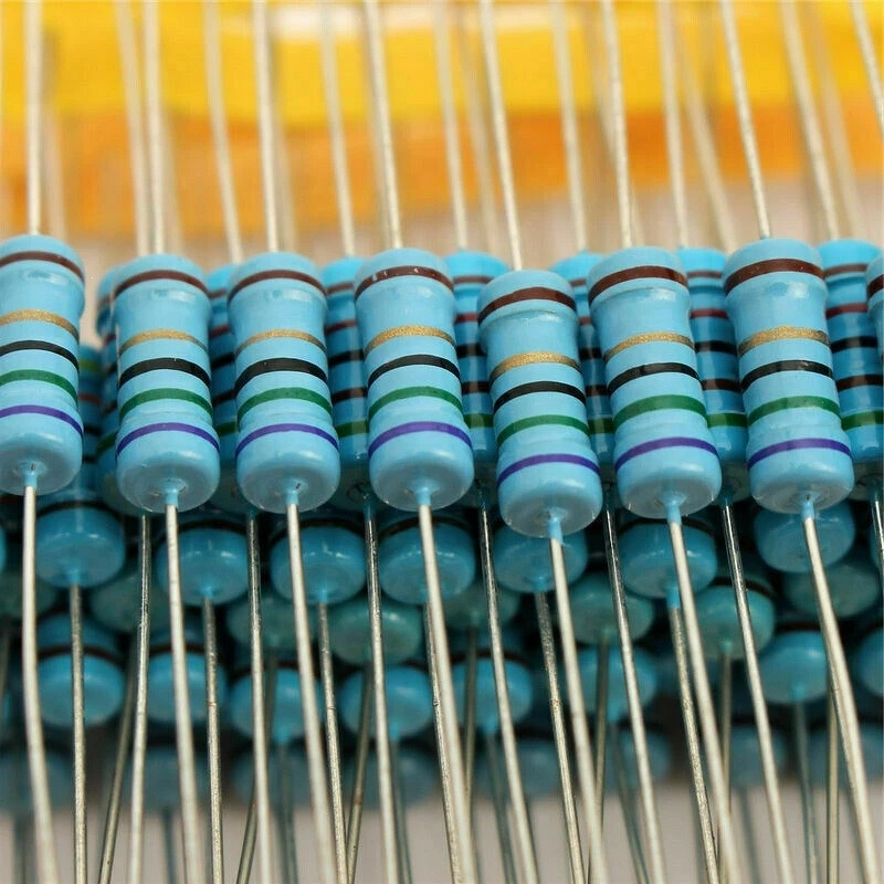 Resistor Kit - 650pcs 2W 1% 1R-2.2M 130 Values Metal Film