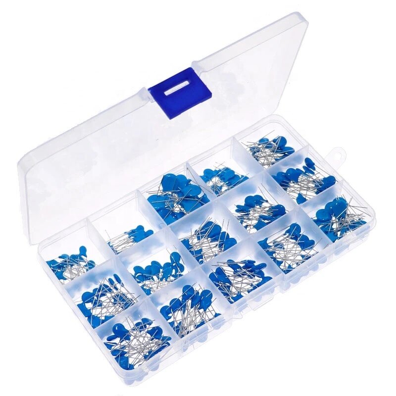 Capacitor Kit - 300pcs 1KV-3KV High Voltage Ceramic 15 Types