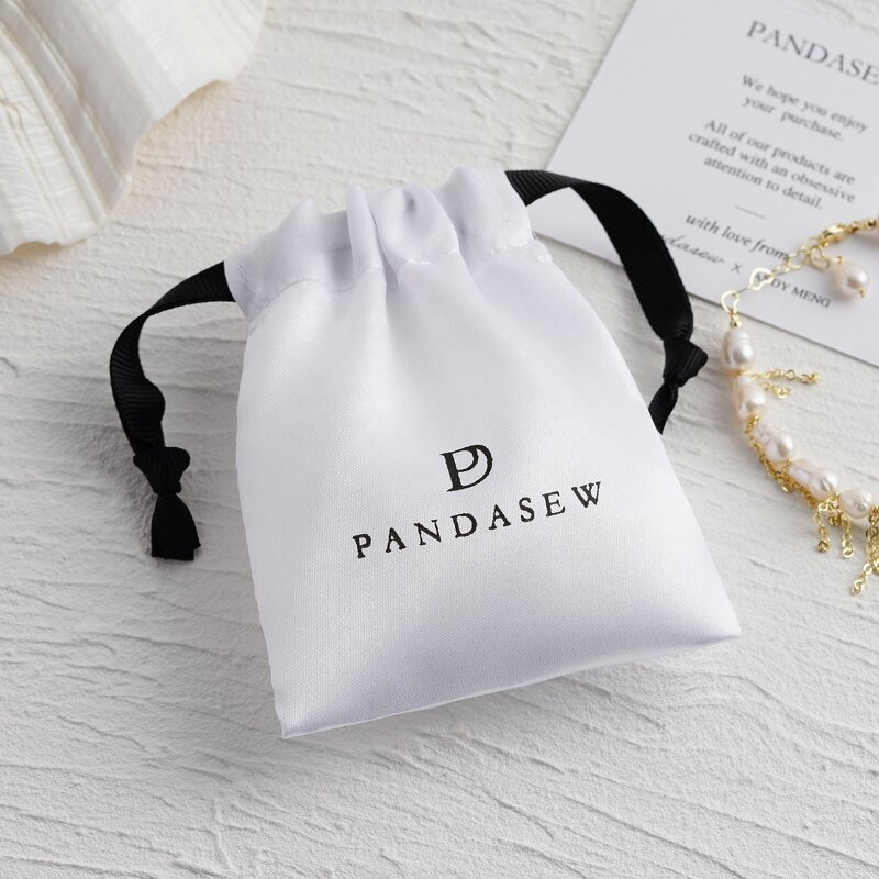 Satin Pouch Manufacturer - Custom Logo Luxury Satin Wedding Favor Gift Pouch