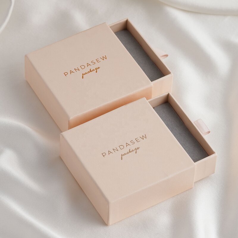 Jewelry Box Manufacturer - Custom Logo Luxury Cardboard Box Sponge Bracelet