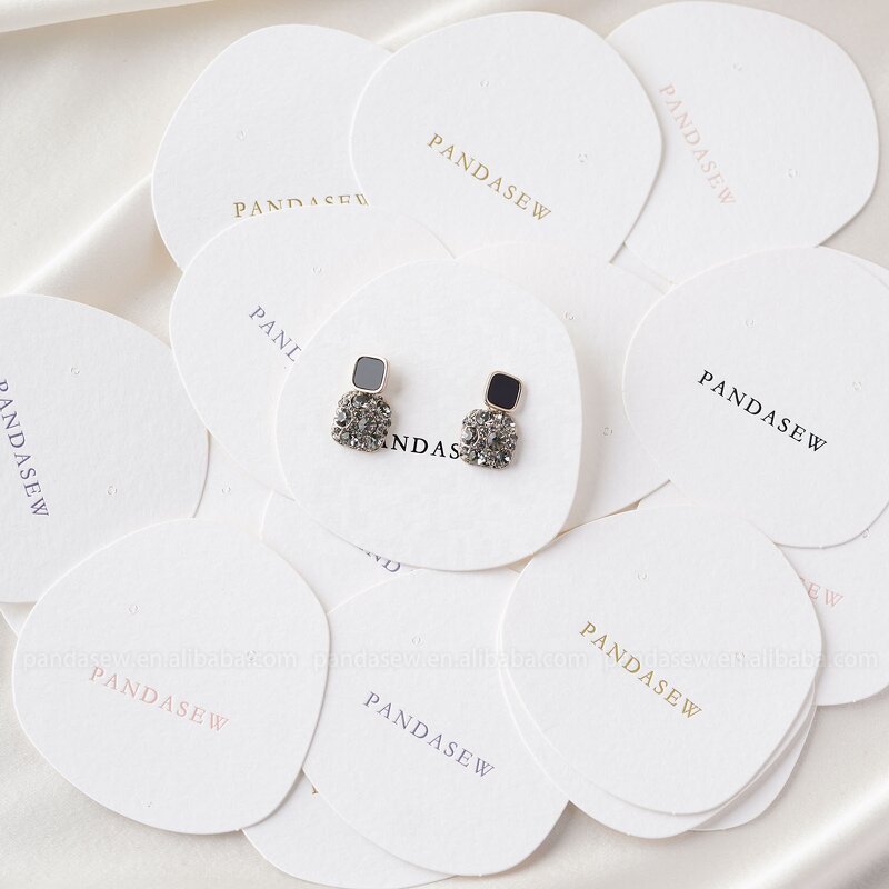 Display Card Manufacturer - Custom Logo Paper Card Necklace Earring Holder Display