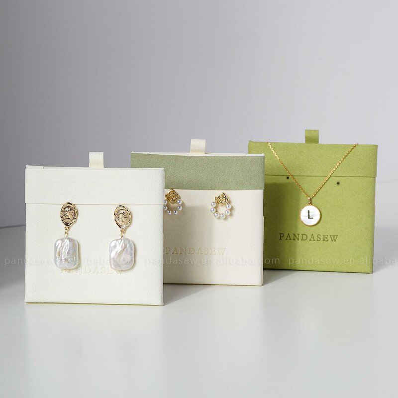 Jewelry Pouch Manufacturer - Custom Logo Luxury Microfiber Jewelry Pad Fabric Tags