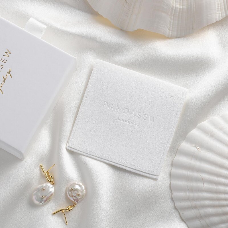 Jewelry Pouch Manufacturer - Custom Logo Microfiber Faux Suede Envelope Jewelry Bag