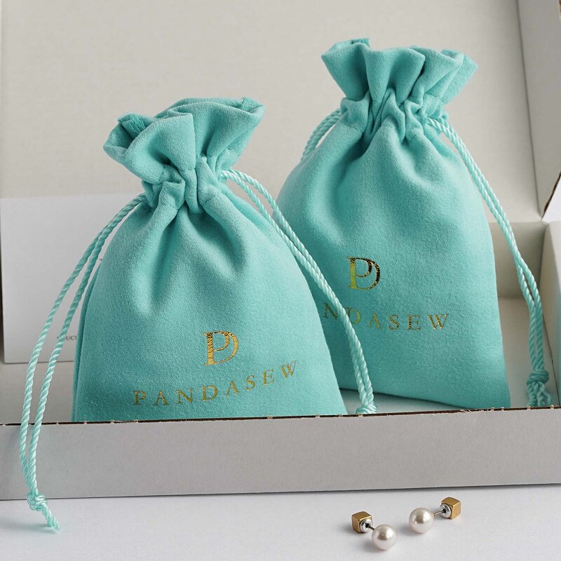 Velvet Pouch Manufacturer - Hot Sale Suede Velvet Drawstring Bracelet Necklace