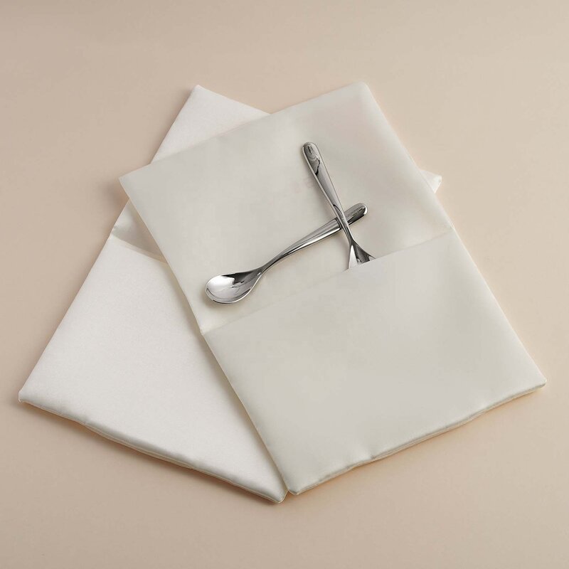 Satin Pouch Manufacturer - Custom Logo Satin Small Envelope Flap Necklace Pouch