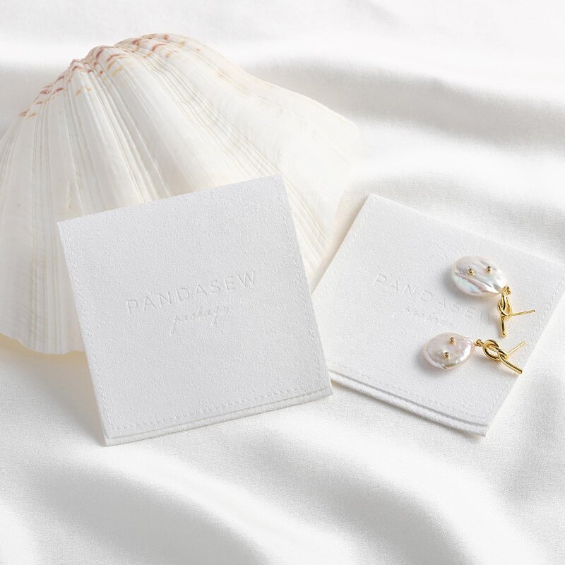 Jewelry Pouch Manufacturer - Custom Logo Microfiber Faux Suede Envelope Jewelry Bag