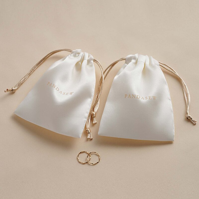 Satin Pouch Manufacturer - Wholesale Custom Double Drawstring Satin Dust Bag