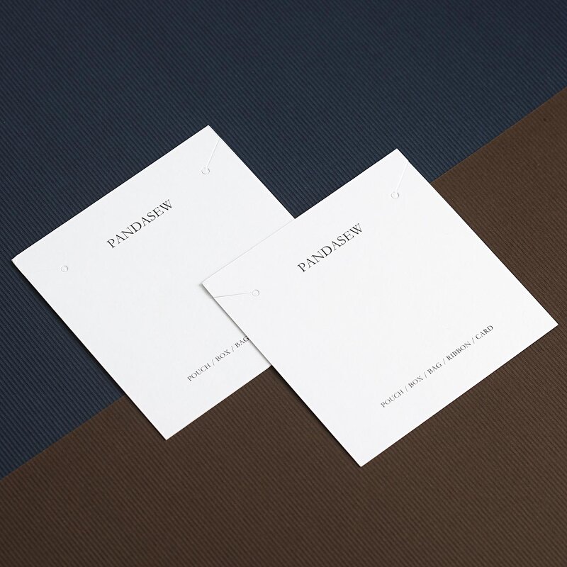 Display Card Manufacturer - Custom Logo 400gsm Paper Necklace Earring Holder Card