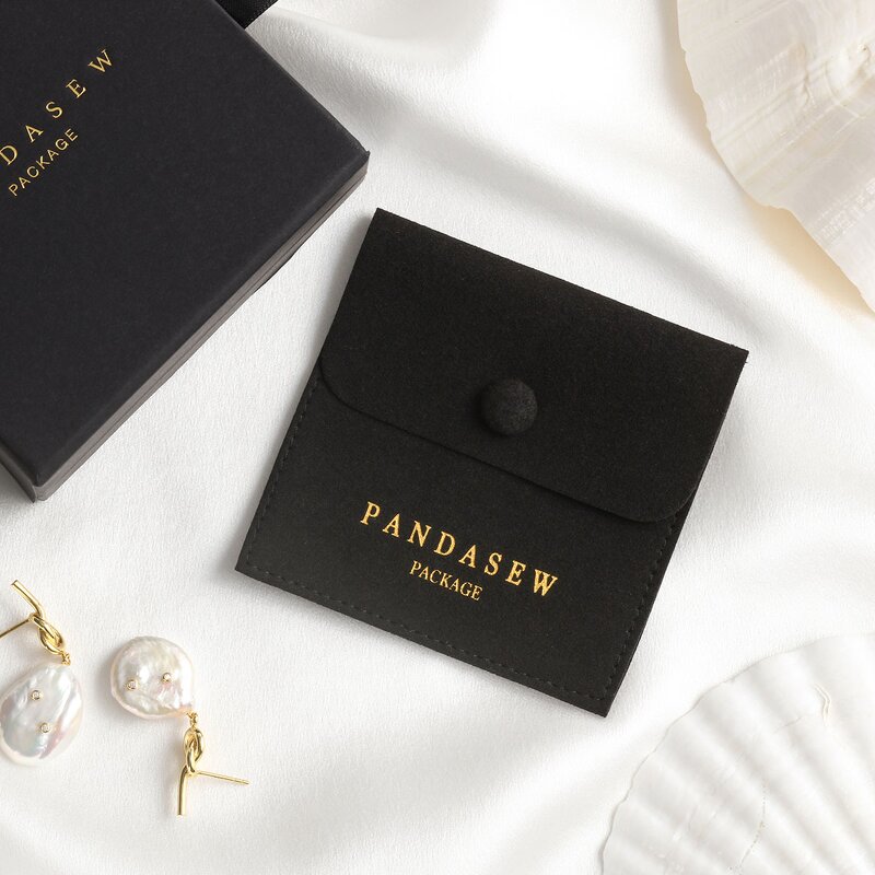 Jewelry Box Manufacturer - Custom Logo Paper Drawer Box & Microfiber Snap Pouch