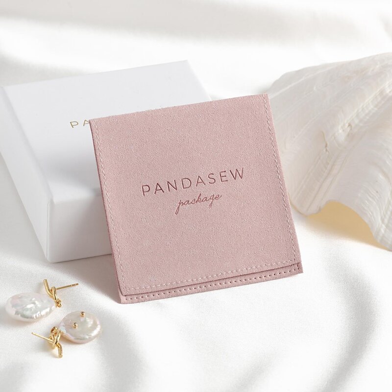 Jewelry Pouch Manufacturer - Custom Logo Handmade High Quality Microfiber Jewelry Bag