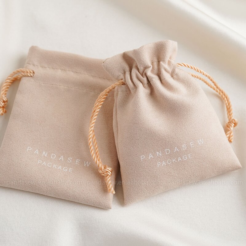 Jewelry Pouch Manufacturer - New Design Polyester Suede Jewelry Drawstring Pouch