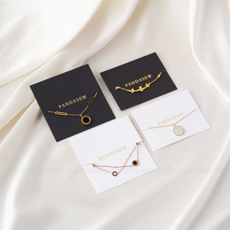 Display Card Manufacturer - Custom Logo 400gsm Paper Necklace Earring Packaging