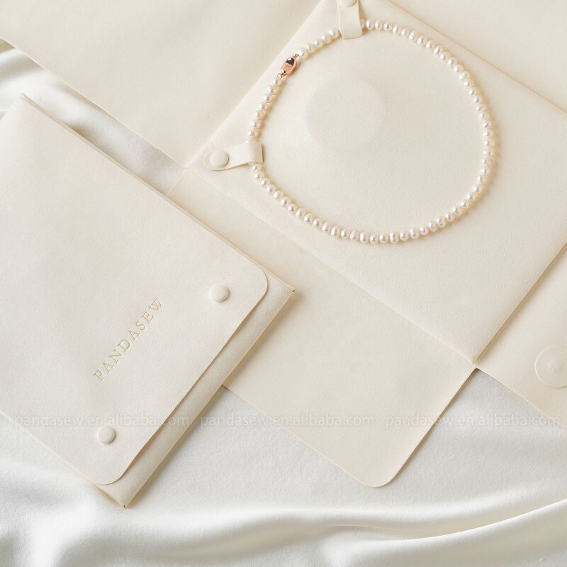 Jewelry Tray Manufacturer - Custom Logo Luxury Microfiber Necklace Display Organizer