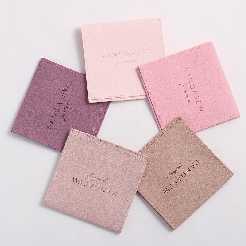 Jewelry Pouch Manufacturer - Custom Logo Handmade High Quality Microfiber Jewelry Bag