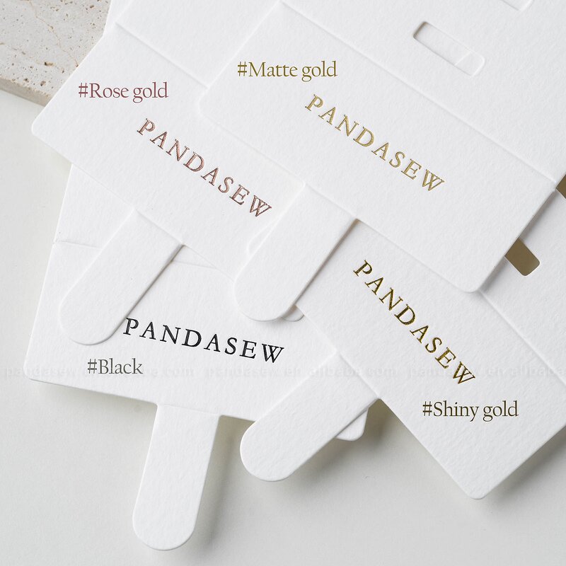 Display Card Manufacturer - Custom Logo 8x8cm 400gsm Paper Rings Holder Card