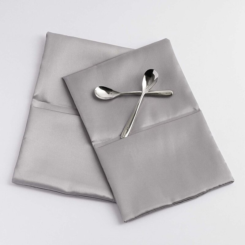 Satin Pouch Manufacturer - Custom Logo Satin Envelope Flap Jewelry Gift Pouch