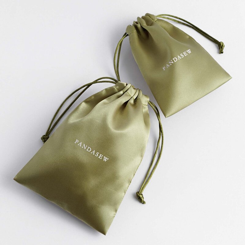 Satin Pouch Manufacturer - Custom Logo Small Satin Pouch Earrings Rings Necklace