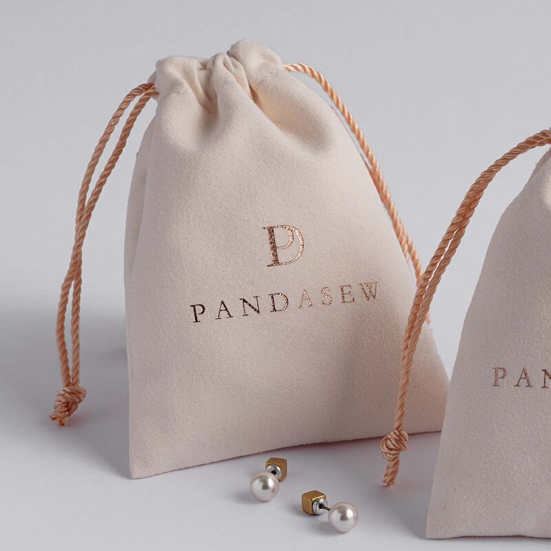 Velvet Pouch Manufacturer - Custom Logo Gift Packaging Velvet Drawstring Pouch