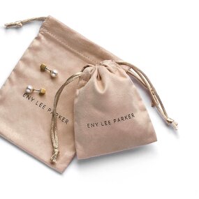 Jewelry Pouch Manufacturer - Custom Logo Soft Suede Jewelry Packaging Drawstring