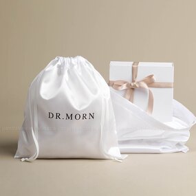 Satin Pouch Manufacturer - Custom Logo Luxury Satin Cosmetic Hair Shoes Dust Bag