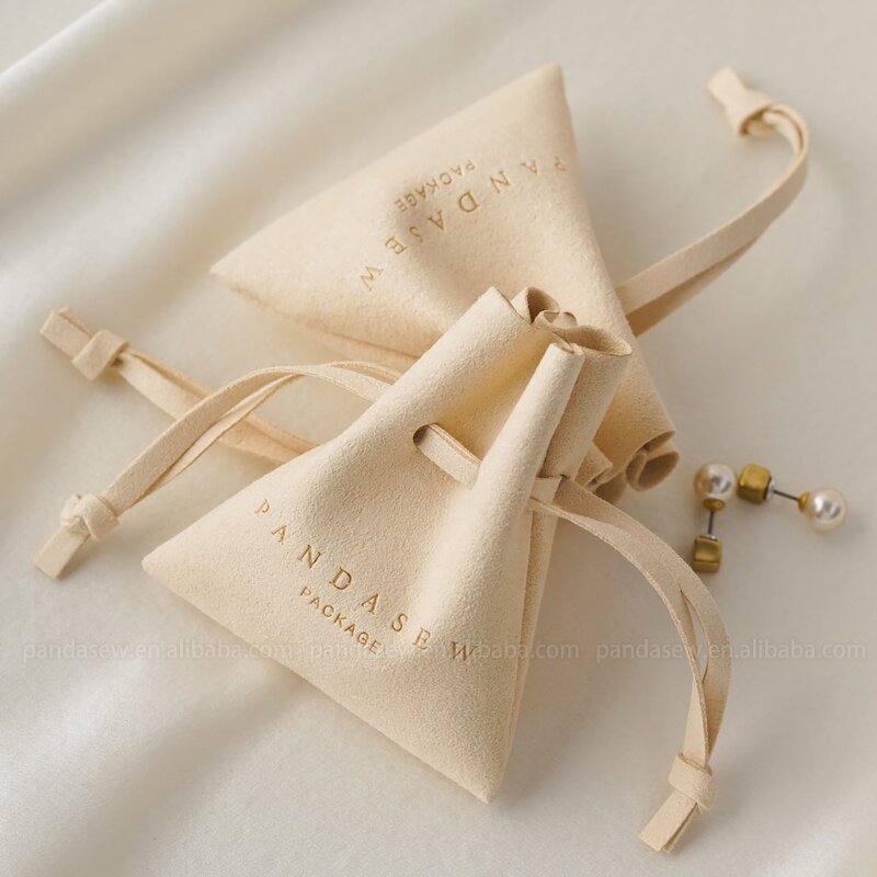 Jewelry Pouch Manufacturer - Custom Logo Printed Microfiber Drawstring Packaging Pouch