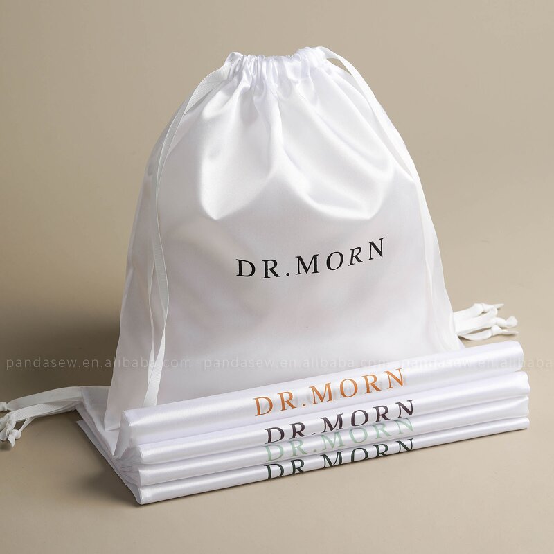 Satin Pouch Manufacturer - Custom Logo Luxury Satin Cosmetic Hair Shoes Dust Bag