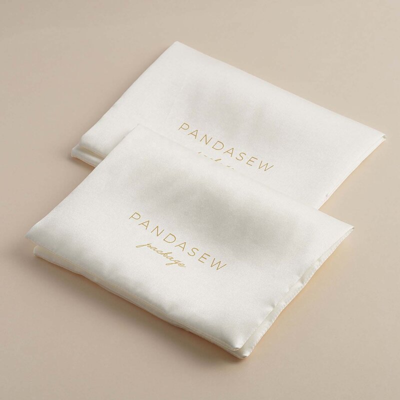 Satin Pouch Manufacturer - Custom Logo Satin Small Envelope Flap Necklace Pouch