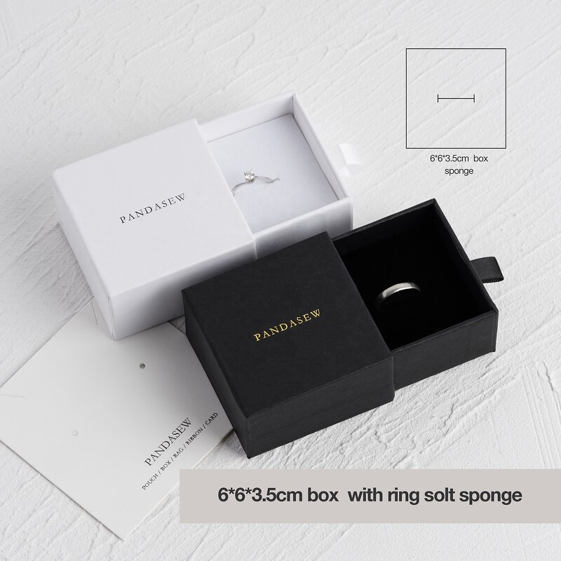 Jewelry Box Manufacturer - Custom Logo Paper Drawer Necklace Earring Bracelet Box