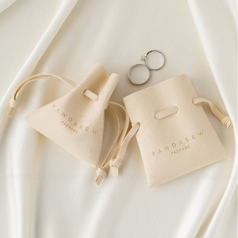 Jewelry Pouch Manufacturer - Custom Logo Printed Microfiber Drawstring Packaging Pouch