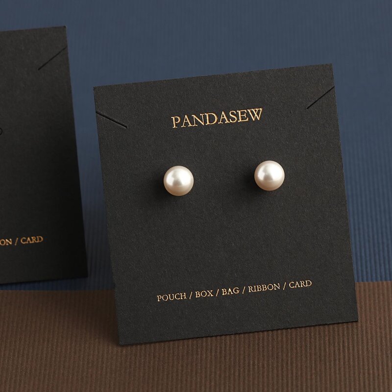 Display Card Manufacturer - Custom Logo 400gsm Paper Necklace Earring Display Card